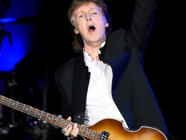 Paul McCartney performing at Pappy and Harriet's